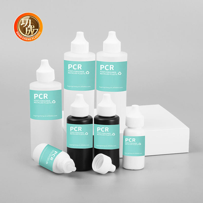 50 ml plastikowa butelka E Liquid Hair Oil Squeeze Applicator butelka opakowaniowa z otwartą czapką