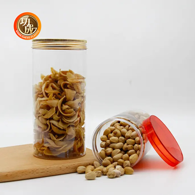 Specjalne PET Żywność Szklane plastikowe z szeroką ustą z pokrywkami 410 ml