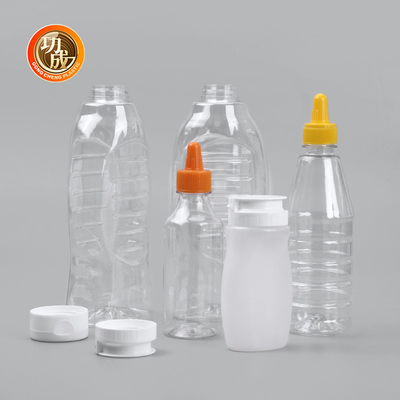 Flip Top Plastikowa butelka do wyciskania sosu do syropu 250 ml 500 ml