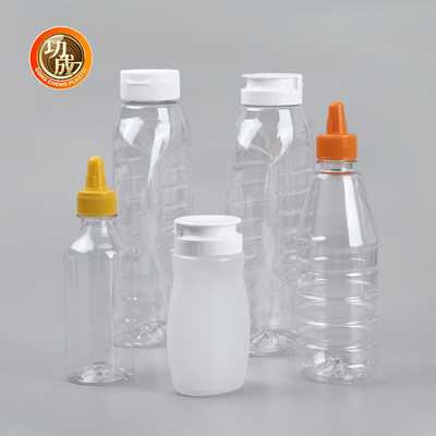 Flip Top Plastikowa butelka do wyciskania sosu do syropu 250 ml 500 ml
