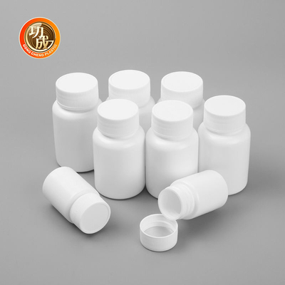 100 ml 120 ml 150 ml biała plastikowa butelka na pigułki z zakrętką
