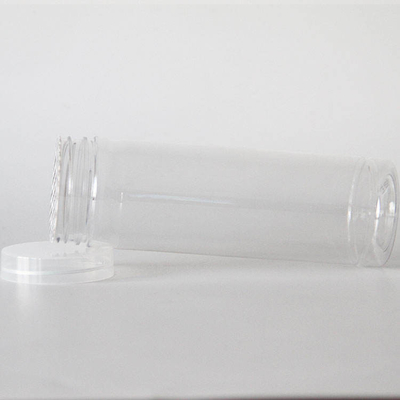 Przezroczysty PET Candy Cookie Jar 450ml 500ml Plastikowe słoiki z cukierkami z pokrywkami