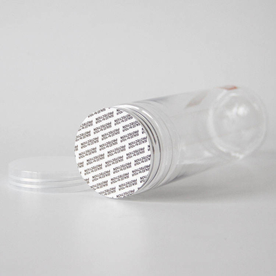 Przezroczysty PET Candy Cookie Jar 450ml 500ml Plastikowe słoiki z cukierkami z pokrywkami
