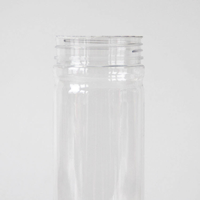 Przezroczysty PET Candy Cookie Jar 450ml 500ml Plastikowe słoiki z cukierkami z pokrywkami