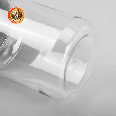 Przezroczysta plastikowa butelka na dżem klasy spożywczej 500 ml 2000 ml Słoik na ciasteczka dla zwierząt domowych