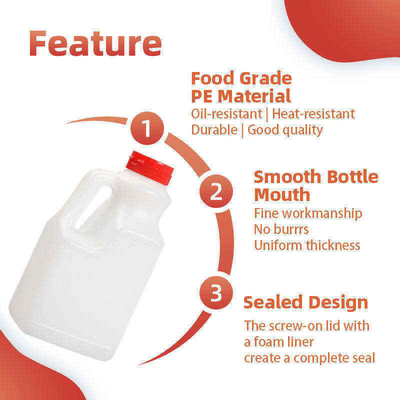 Niestandardowa plastikowa butelka sosu sojowego Hdpe Food z uchwytem