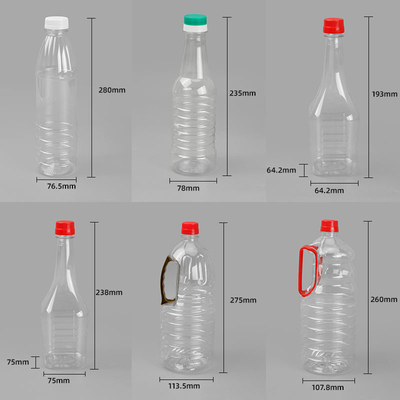 380 ml 500 ml 760 ml Plastikowe butelki z przyprawami Pusta kwadratowa butelka oleju jadalnego