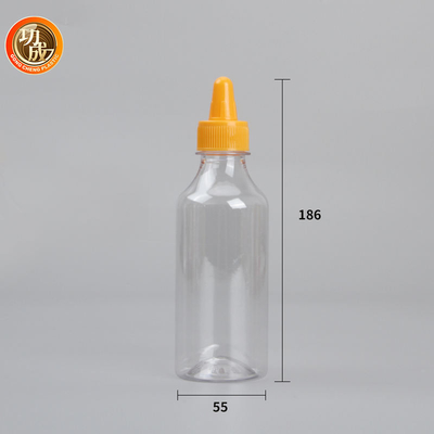 Szczelna plastikowa butelka do wyciskania sosu PET Pomidorowa butelka do keczupu