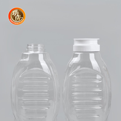 Plastikowe butelki z sosem PET z pokrywką Flip Top Food Grade