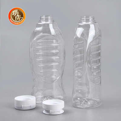 Plastikowe butelki z sosem PET z pokrywką Flip Top Food Grade