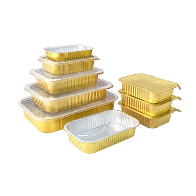 Jednorazowa folia aluminiowa Opakowania do żywności Pojemnik do przechowywania Aluminiowe pudełko na lunch