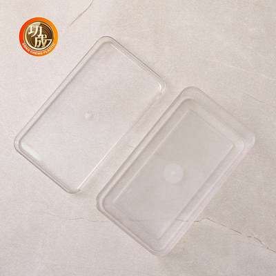 Przezroczyste PET Kwadratowe plastikowe słoiki do przechowywania 660 ml Plastikowy pojemnik na żywność z pokrywkami