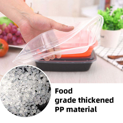 Szczelne plastikowe pudełka do przechowywania żywności Jednorazowe opakowanie na wynos