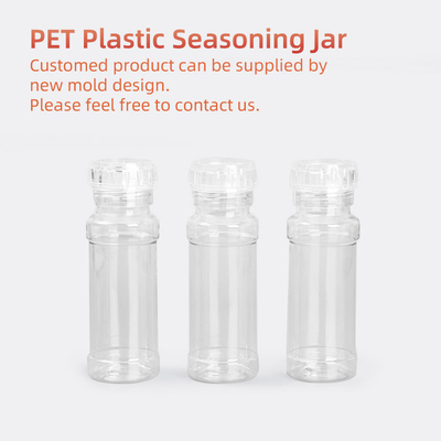 Food Grade Shaker Plastikowe butelki z przyprawami 350 ml 500 ml Słoiki z przyprawami PET
