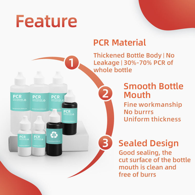 Zamówienie 30 ml 50 ml 120 ml Pustka butelka kroplówkowa Plastic PCR squeeze Płynna butelka