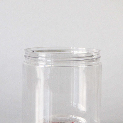 Specjalne PET Żywność Szklane plastikowe z szeroką ustą z pokrywkami 410 ml