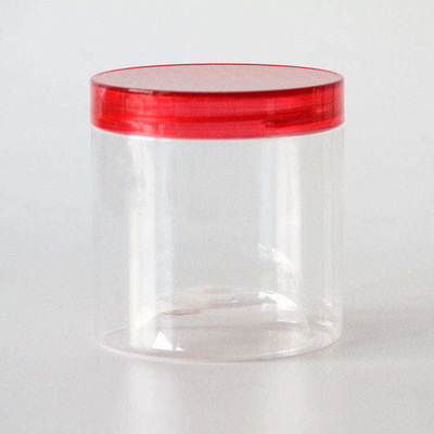 Specjalne PET Żywność Szklane plastikowe z szeroką ustą z pokrywkami 410 ml