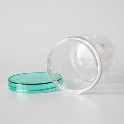Pustka Żywność Wydzielana Do Szczotka Cukierki PET Plastikowe Pudełka 1250 ml Okrągły kształt
