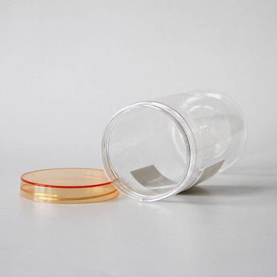 1500 ml szerokoustne duże okrągłe przejrzyste plastikowe słoiki do jedzenia kalibru 100