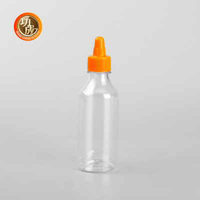 Cylinder Plastic Squeeze Sauce Bottle Dispensing Squeezeable Sauce Container Typ zamknięcia