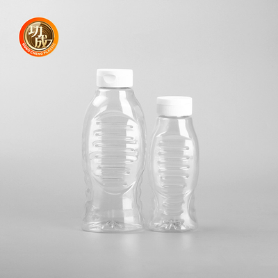 Przejrzysty plastikowy butelka do wyciskania przypraw dla łatwego uzupełniania