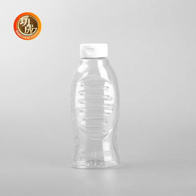 Przejrzysty plastikowy butelka do wyciskania przypraw dla łatwego uzupełniania
