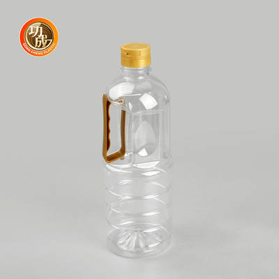 Śruby na pokrywie butelka oleju kuchennego z tworzyw sztucznych Żywność Przyprawy Pacowanie na zamówienie 1000ml-1800ml